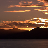 Buy canvas prints of  Sunset on Mull by Grahame Macgillivray