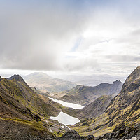 Buy canvas prints of Snowdon clearing by Owen Bromfield