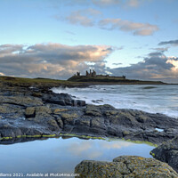 Buy canvas prints of Dunstanburgh Castle from the South by Craig Williams