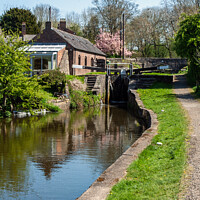 Buy canvas prints of Caldon Canal at Endon near Stoke by Craig Williams