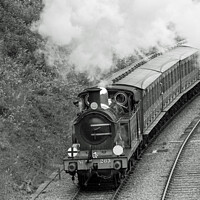 Buy canvas prints of Southern H Class 4-4-0 pulling away from Horsted Keynes Station, Bluebell Railway by Craig Williams