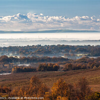 Buy canvas prints of Mist over Sussex Weald by Craig Williams