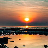Buy canvas prints of Sunset at Birling Gap  by Craig Williams
