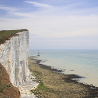 Buy canvas prints of  Beachy Head and the Lighthouse  by Craig Williams