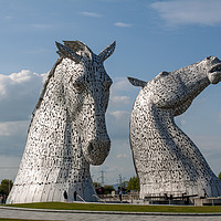 Buy canvas prints of The Kelpies by Craig Williams