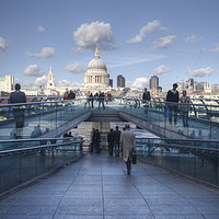 Buy canvas prints of Millennium Bridge, London  by Craig Williams