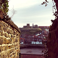 Buy canvas prints of Keyhole View Whitby by Dave Leason