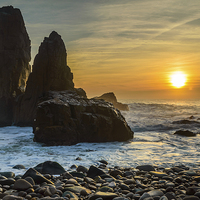 Buy canvas prints of  Sunset At Cape Roca II by Marco Oliveira