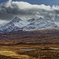 Buy canvas prints of  Sgurr nan Gillean, Cuillin Mountains by Jolanta Kostecka