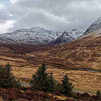 Buy canvas prints of Beautiful view over Scottish mountains by Jolanta Kostecka