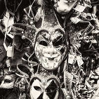 Buy canvas prints of Masks masks masks! by Jack Torcello