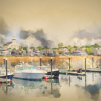 Buy canvas prints of Provincetown Harbour Cape Cod by Jack Torcello