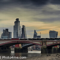 Buy canvas prints of Waterloo Bridge at sunrise by Adrian Brockwell