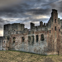 Buy canvas prints of  Crichton Castle by Graham Hill