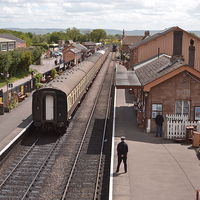 Buy canvas prints of  Bishops Lydeard Station by Angela Starling