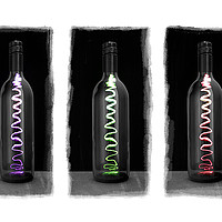 Buy canvas prints of Wine Bottles by Richard Clapson