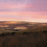 Buy canvas prints of  sunset over the moors by amy copp