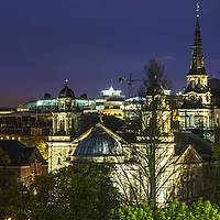 Buy canvas prints of  Edinburgh at Night by Svetlana Sewell