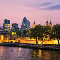 Buy canvas prints of  Tower of London at Night by Svetlana Sewell