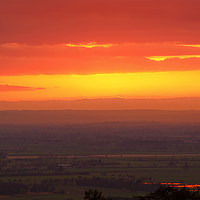 Buy canvas prints of Sunset over Yorkshire by Svetlana Sewell