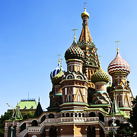 Buy canvas prints of  Cathedral of Vasily the Blessed by Svetlana Sewell