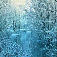 Buy canvas prints of  Winter River by Svetlana Sewell