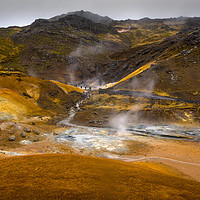 Buy canvas prints of Geothermal Area by Svetlana Sewell