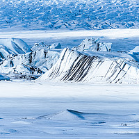 Buy canvas prints of Glacier Ice Rocks by Svetlana Sewell