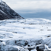 Buy canvas prints of Walking on Glacier by Svetlana Sewell