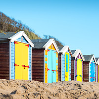 Buy canvas prints of Beach Huts in a Row by Svetlana Sewell