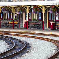 Buy canvas prints of Porthmadog Train Station by Svetlana Sewell