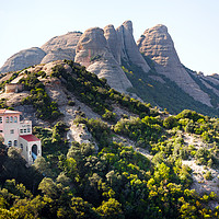 Buy canvas prints of The Mountain of Montserrat by Svetlana Sewell