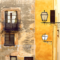 Buy canvas prints of Yellow and Old Wall by Svetlana Sewell