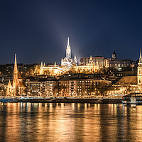 Buy canvas prints of Budapest at Night by Svetlana Sewell