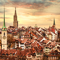 Buy canvas prints of City of Bern by Svetlana Sewell
