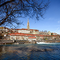 Buy canvas prints of Bern and River Aare by Svetlana Sewell