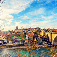 Buy canvas prints of Early Evening in Bern by Svetlana Sewell