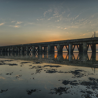 Buy canvas prints of  Yelland Jetty by clifford Spittle