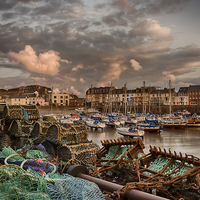 Buy canvas prints of  Ilfracombe Harbour by clifford Spittle