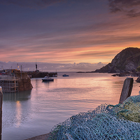Buy canvas prints of  Ilfracombe Harbour Sunrise by clifford Spittle