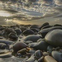Buy canvas prints of  Pebble Beach Westward Ho! by clifford Spittle