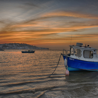 Buy canvas prints of  Instow Sunset by clifford Spittle