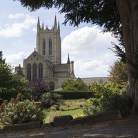Buy canvas prints of St Edmundsbury Cathedral by Mark Roper