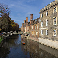 Buy canvas prints of Mathematical Bridge, Cambridge by Mark Roper
