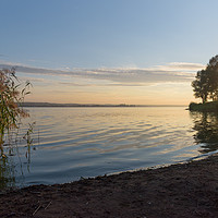 Buy canvas prints of Votkinsk lake at sunset by Mark Roper
