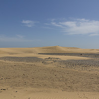 Buy canvas prints of Sand dunes in Maspalomas. Gran Canaria. Spain. by Mark Roper