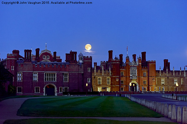  Once in a Blue Moon at Hampton Court Palace Picture Board by John Vaughan