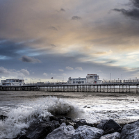 Buy canvas prints of Worthing Pier by Len Brook