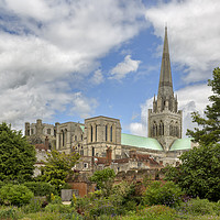 Buy canvas prints of Chichester Cathedral by Len Brook