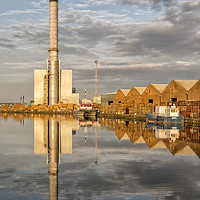 Buy canvas prints of Shoreham Power Station by Len Brook